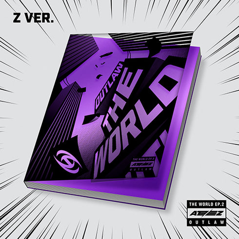 ATEEZ - THE WORLD EP.2 : OUTLAW (KOREA VER.) + APPLEMUSIC PHOTOCARD